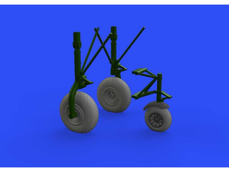 B-24 wheels (9spoke front wheel) 1/32 - Hobby Boss - image 1