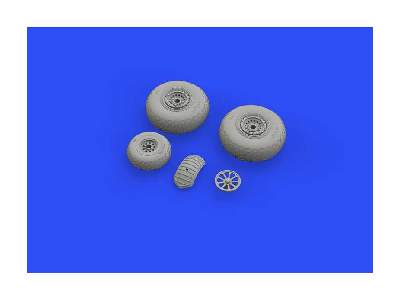 B-24 wheels (9spoke front wheel) 1/32 - Hobby Boss - image 5