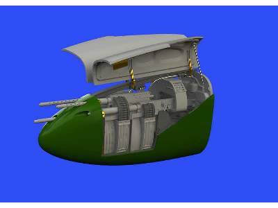 P-38F/ G nose gun bay 1/48 - Tamiya - image 2