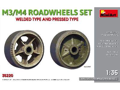 M3/m4 Roadwheels Set. Welded Type And Pressed Type - image 1