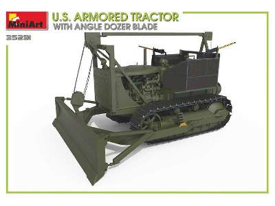 U.S. Armored Tractor With Angle Dozer Blade - image 2