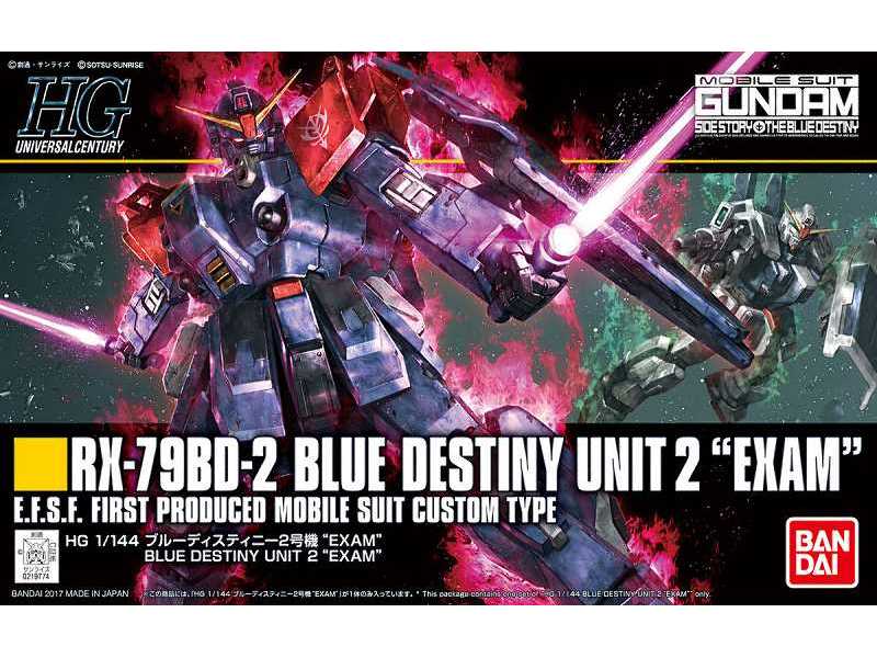 Blue Destiny Unit 2 Exam (Gundam 80142) - image 1