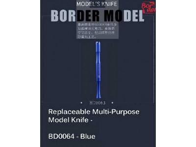 Multi-purpose Model Knife (3 In 1) Blue - image 1