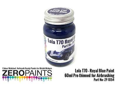 1054 Lola T70 Royal Blue - image 1