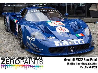 1424 Maserati Mc12 Blue Paint - image 1