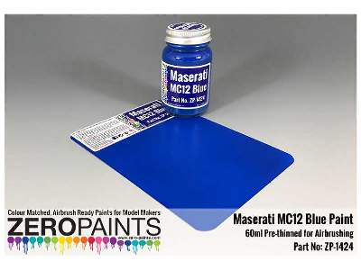 1424 Maserati Mc12 Blue Paint - image 2