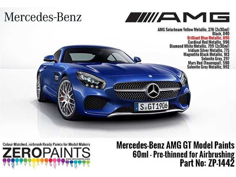 1442 Mercedes Amg Gt Brillnt Blue - image 1