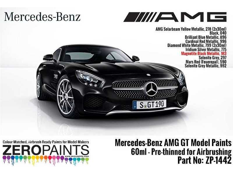 1442 Mercedes Amg Gt Magnette Black - image 1