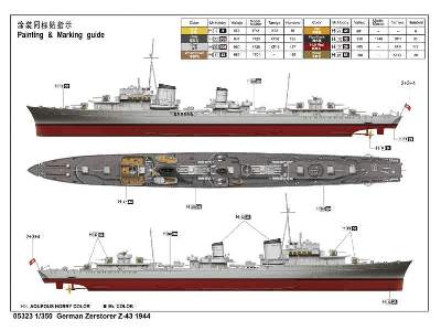 German Zerstorer Z-43 - 1944 - image 3