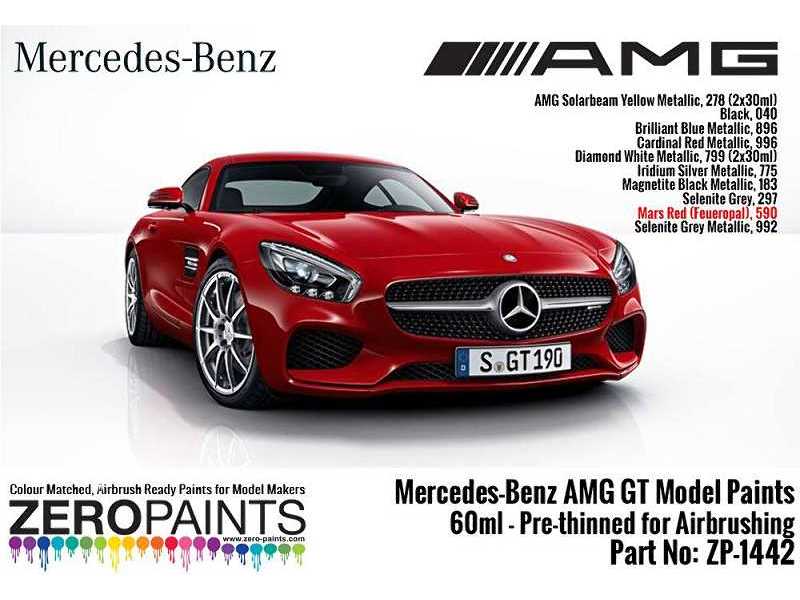 1442 Mercedes Amg Gt Mars Red - image 1