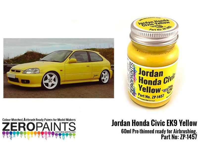 1457 Jordan Honda Civic Yellow - image 1 1457 Jordan Honda Civic Yellow - image 1