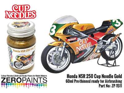 1511 Honda Nsr 250 Cup Noodle Gold - image 1