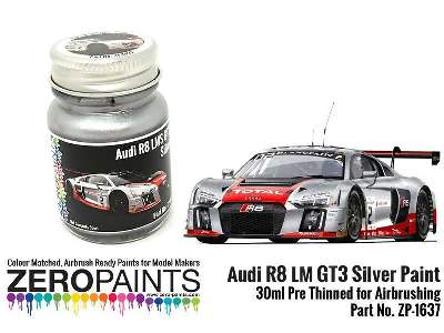 1637 Audi R8 Lms Gt3 Silver - image 1