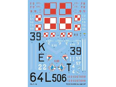 Decals - PZL P.11C - image 1