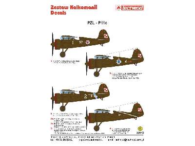 Decals - PZL P.11C - image 2