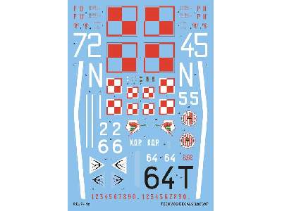 Decals - PZL P.11C - image 1