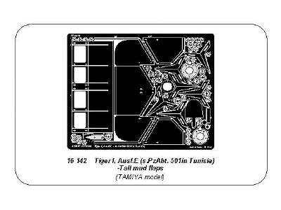 Tiger I, E Tunisia 501 abt. - Tail mud flaps - image 8
