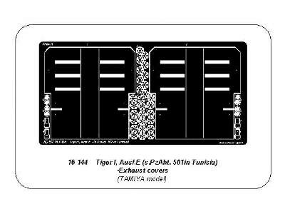 Tiger I, E Tunisia 501 abt. - Exhaust Covers - image 7