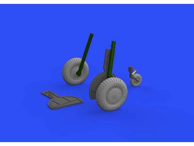 Bf 108 wheels 1/32 - Eduard - image 1