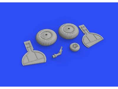 Bf 108 wheels 1/32 - Eduard - image 2