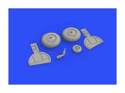 Bf 108 wheels 1/32 - Eduard - image 5