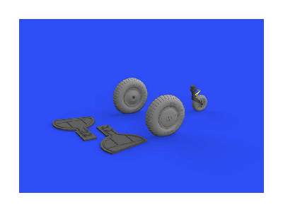 Bf 108 wheels 1/32 - Eduard - image 8