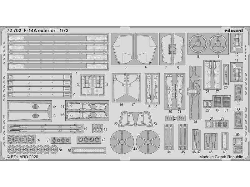 F-14A exterior 1/72 - image 1