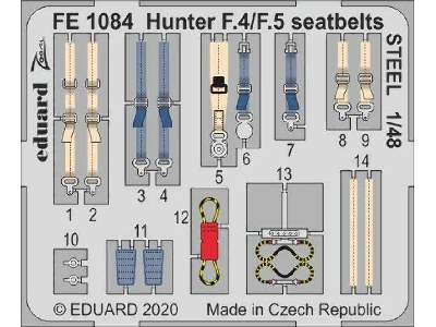 Hunter F.4/ F.5 seatbelts STEEL 1/48 - image 1