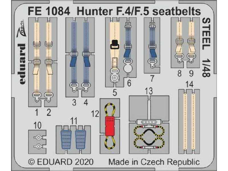 Hunter F.4/ F.5 seatbelts STEEL 1/48 - image 1