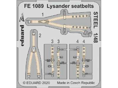 Lysander seatbelts STEEL 1/48 - image 1