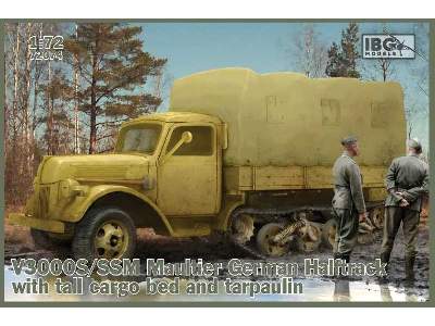 V3000S/SSM Maultier Half Track with tall cargo bed and tarpaulin - image 1