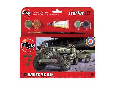 Small Starter Set Willys MB Jeep - image 1