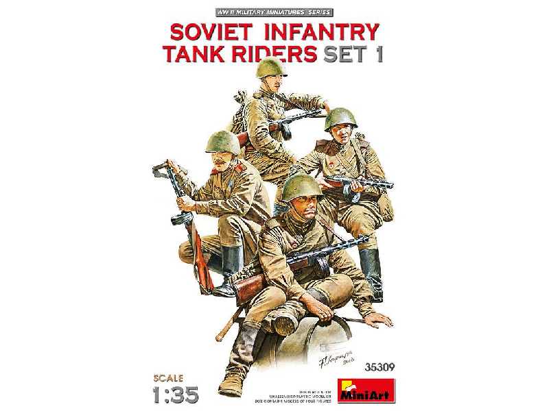 Soviet Infantry Tank Riders Set 1 - image 1 Soviet Infantry Tank Riders Set 1 - image 1