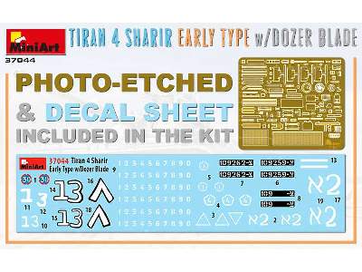 Tiran 4 Sharir Early Type W/dozer Blade - image 2