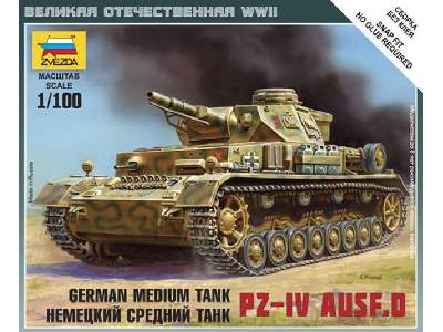 German Medium Tank Pz. IV Ausf. D - image 1