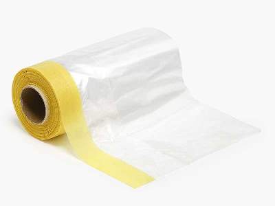 Masking Tape w/Plastic Sheeting 150mm - image 1