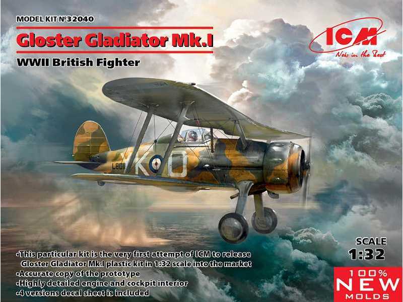 Gloster Gladiator Mk.I, WWII British Fighter  - image 1