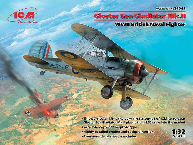 Gloster Sea Gladiator Mk.II , WWII British Naval Fighter - image 1