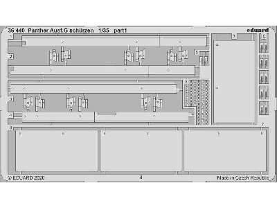 Panther Ausf.  G schürzen 1/35 - image 1