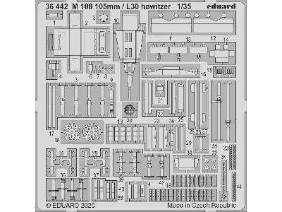 M 108 105mm / L30 howitzer 1/35 - Afv Club - image 1