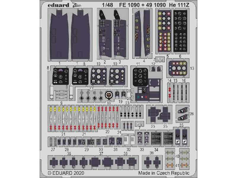 He 111Z nose interior 1/48 - image 1