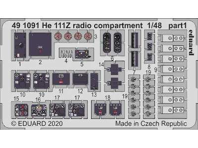 He 111Z radio compartment 1/48 - image 1