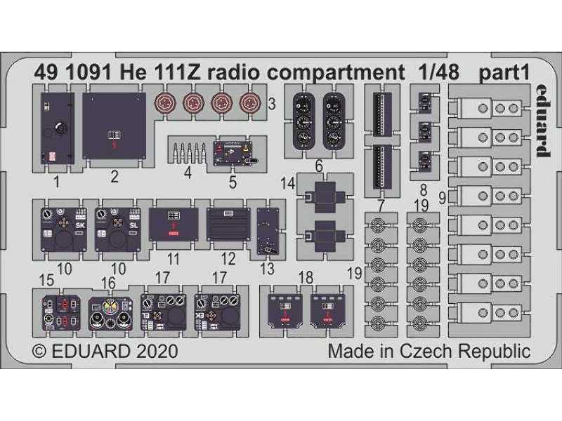 He 111Z radio compartment 1/48 - image 1