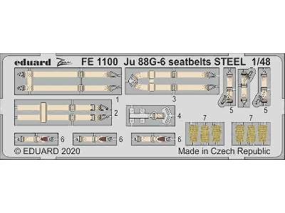 Ju 88G-6 seatbelts STEEL 1/48 - image 1