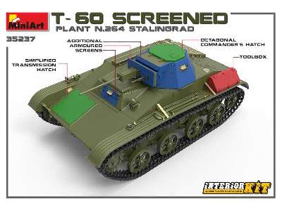 T-60 Screened (Plant No.264 Stalingrad) Interior Kit - image 2