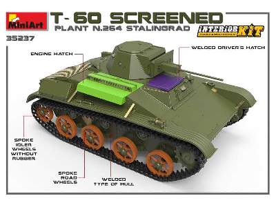 T-60 Screened (Plant No.264 Stalingrad) Interior Kit - image 23