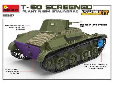 T-60 Screened (Plant No.264 Stalingrad) Interior Kit - image 24