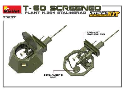 T-60 Screened (Plant No.264 Stalingrad) Interior Kit - image 27
