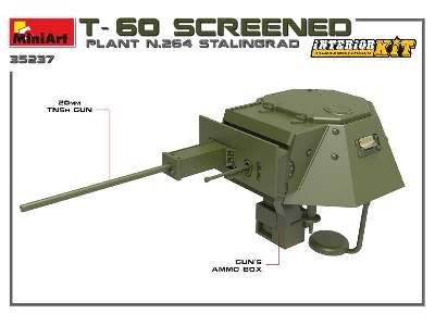 T-60 Screened (Plant No.264 Stalingrad) Interior Kit - image 28