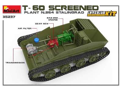 T-60 Screened (Plant No.264 Stalingrad) Interior Kit - image 30